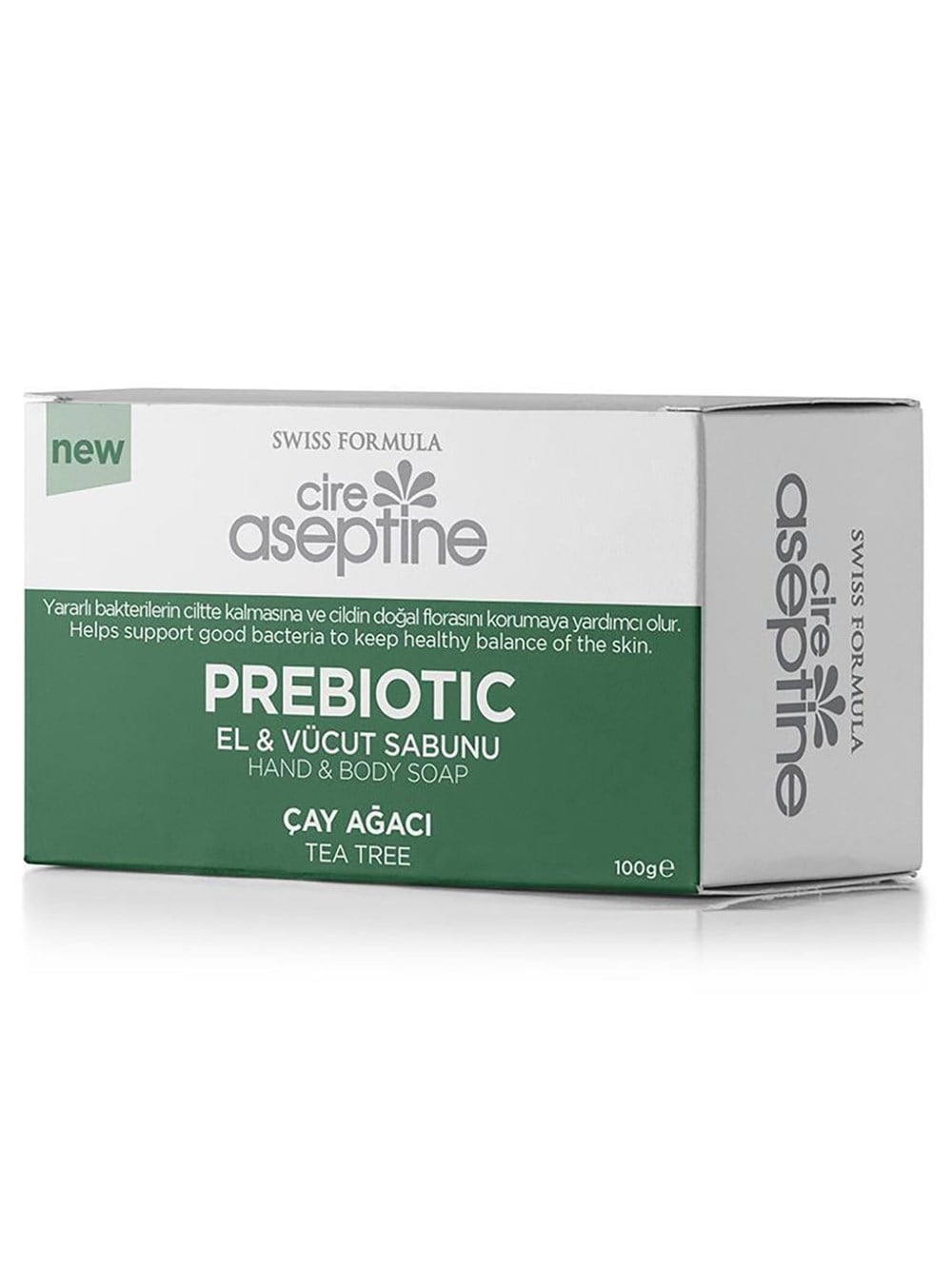 Cire Aseptine 100 Gr Prebiotic El Ve Vücut Sabunu Çay Ağacı