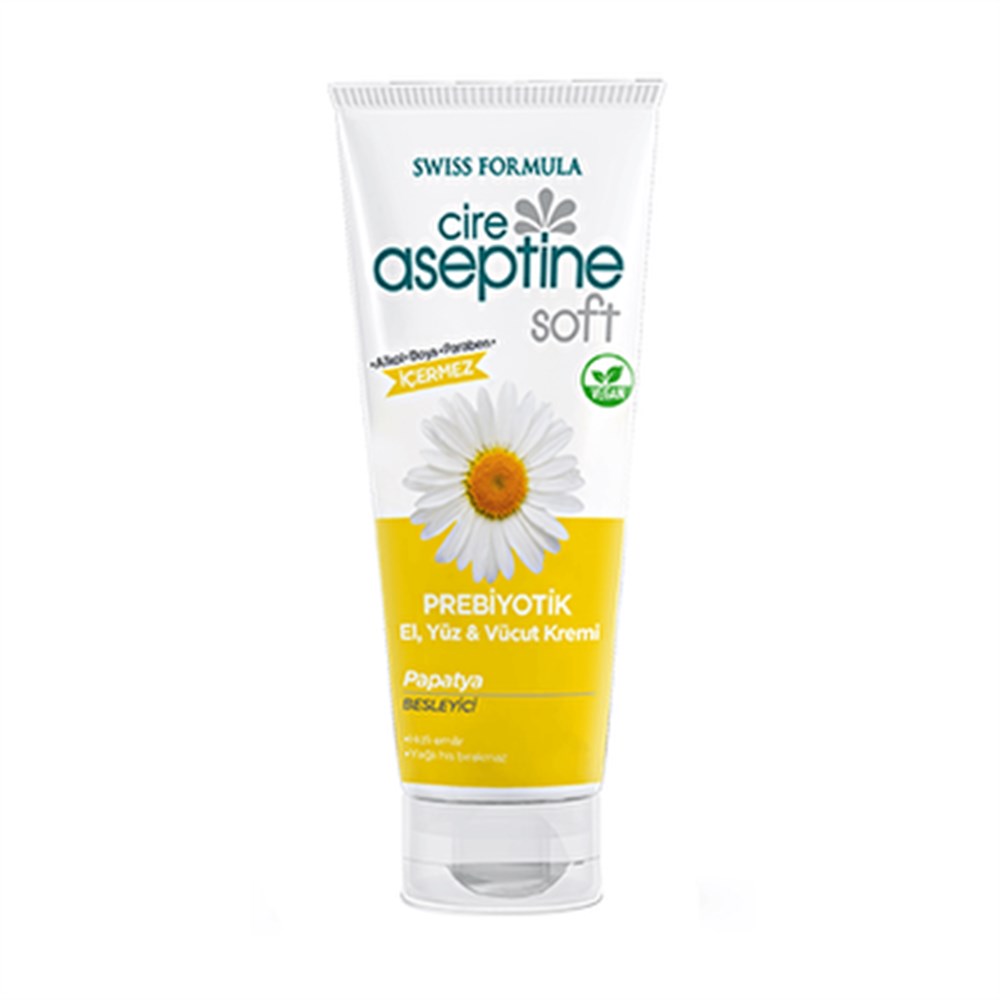 Cire Aseptine 75 Ml Soft Prebiyotik El Yüz Vücut Kremi Papatya