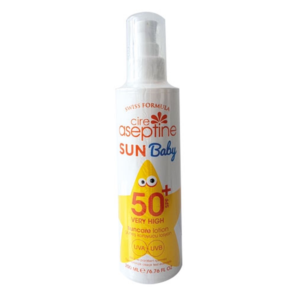 Cire Aseptine  Baby Güneş Koruyucu Losyon Spf50 200 Ml