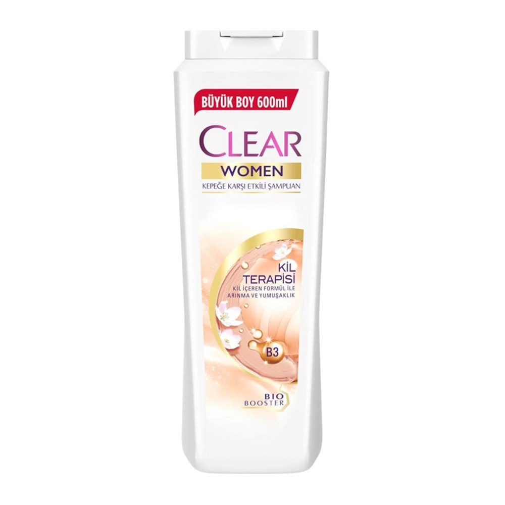 Clear Kepeğe Karşı Etkili Kil Terapisi Şampuan 600 Ml
