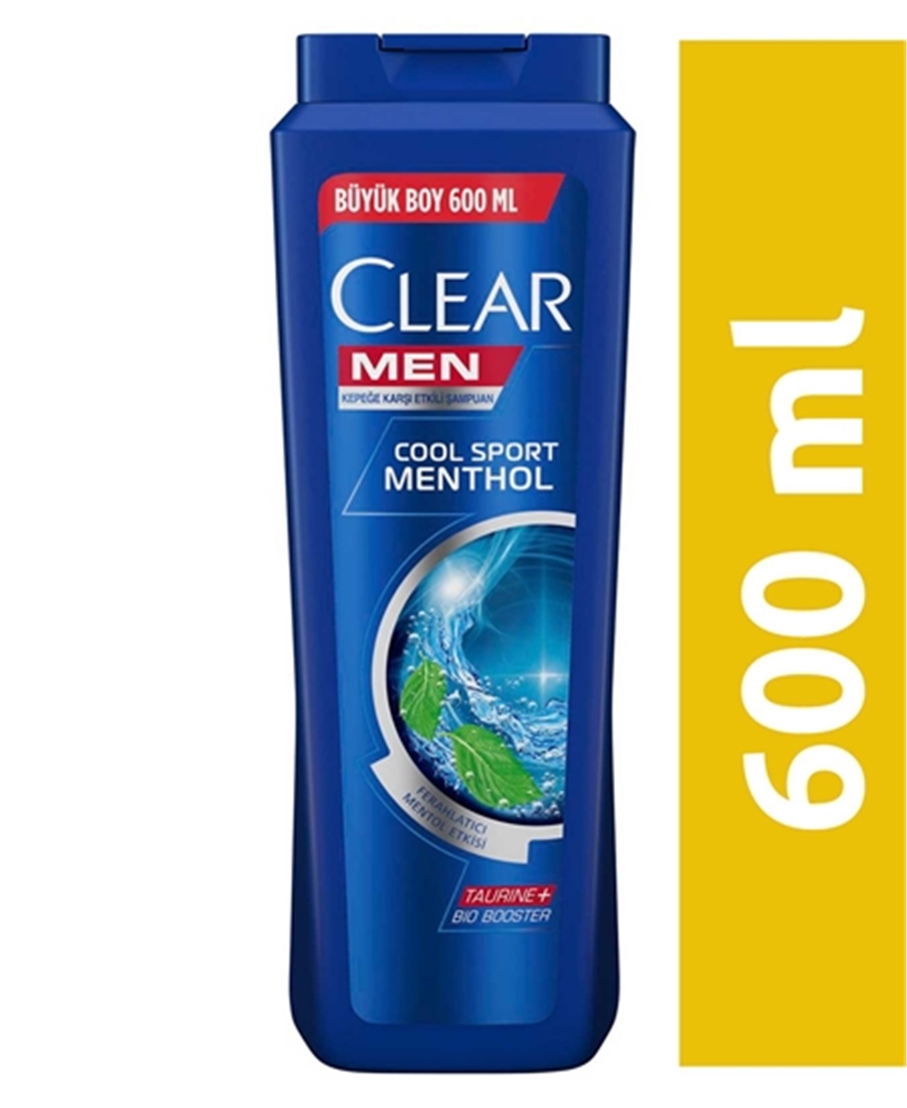 Clear Sampuan Men 600 Ml Cool Sport Mentol