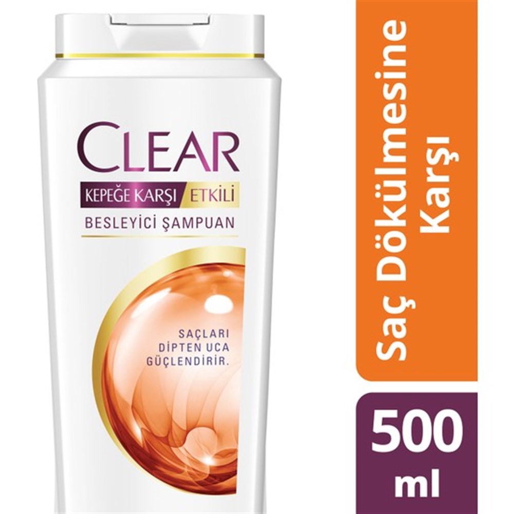 Clear Şampuan Women Saç Dokulmesine Karsi Etkin Savunma 500 Ml