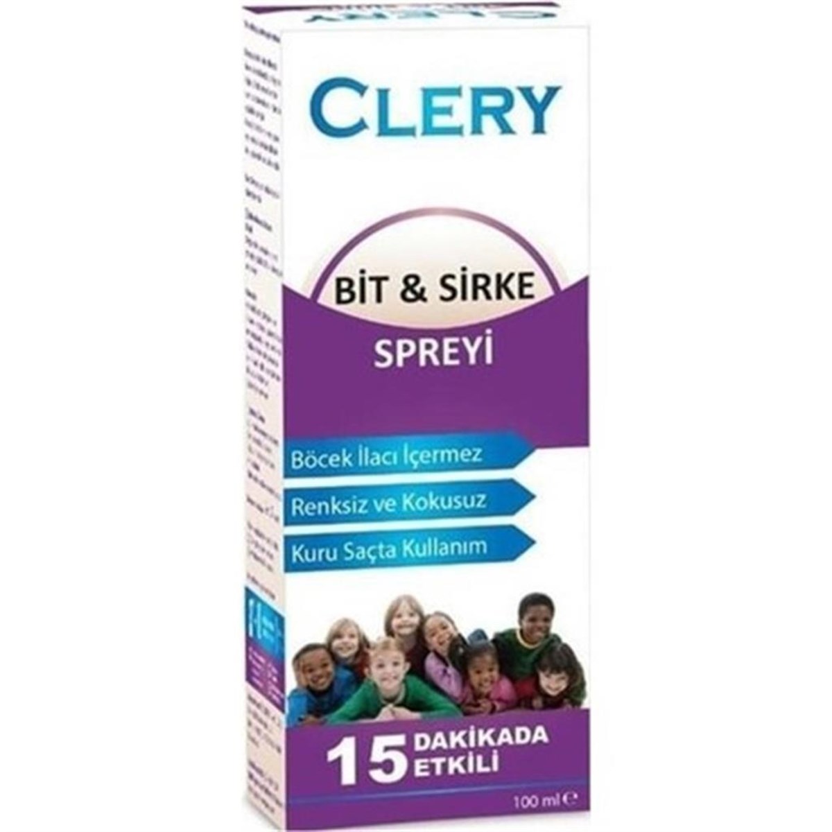 Clery Saç Arasına Saklanan Canlıları Öldürme Spreyi 100 ML