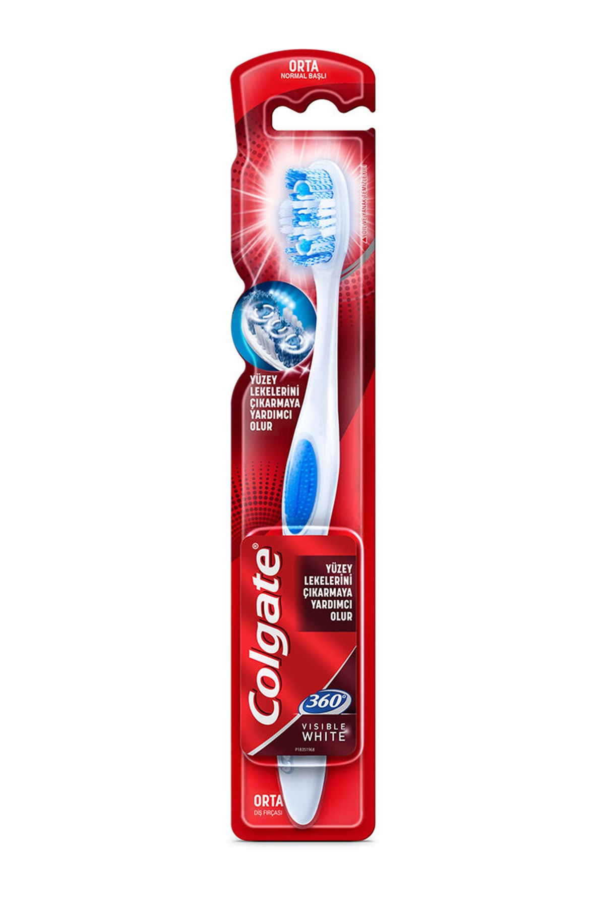 Colgate Diş Fırçası 360 Visible White Orta
