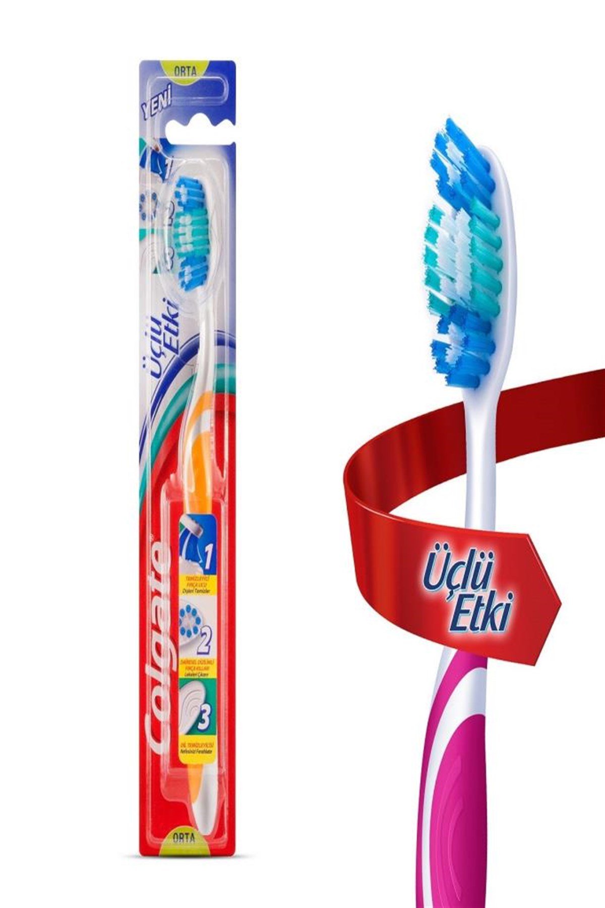 Colgate Diş Fırçası Üçlü Etki Orta