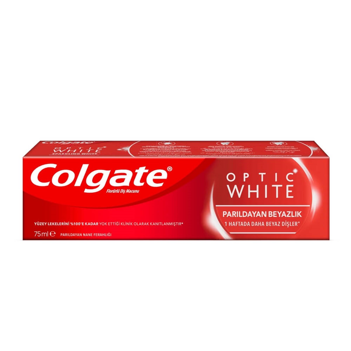 COLGATE DIS MACUNU 75ML OPTIK WHITE PARILDAYAN BEYAZLIK