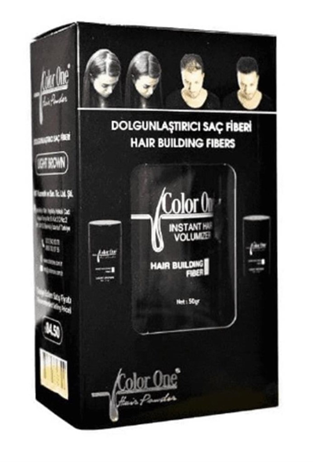 Color One Dolgunlaştırıcı Saç Fiberi Dark Brown 50 Gr