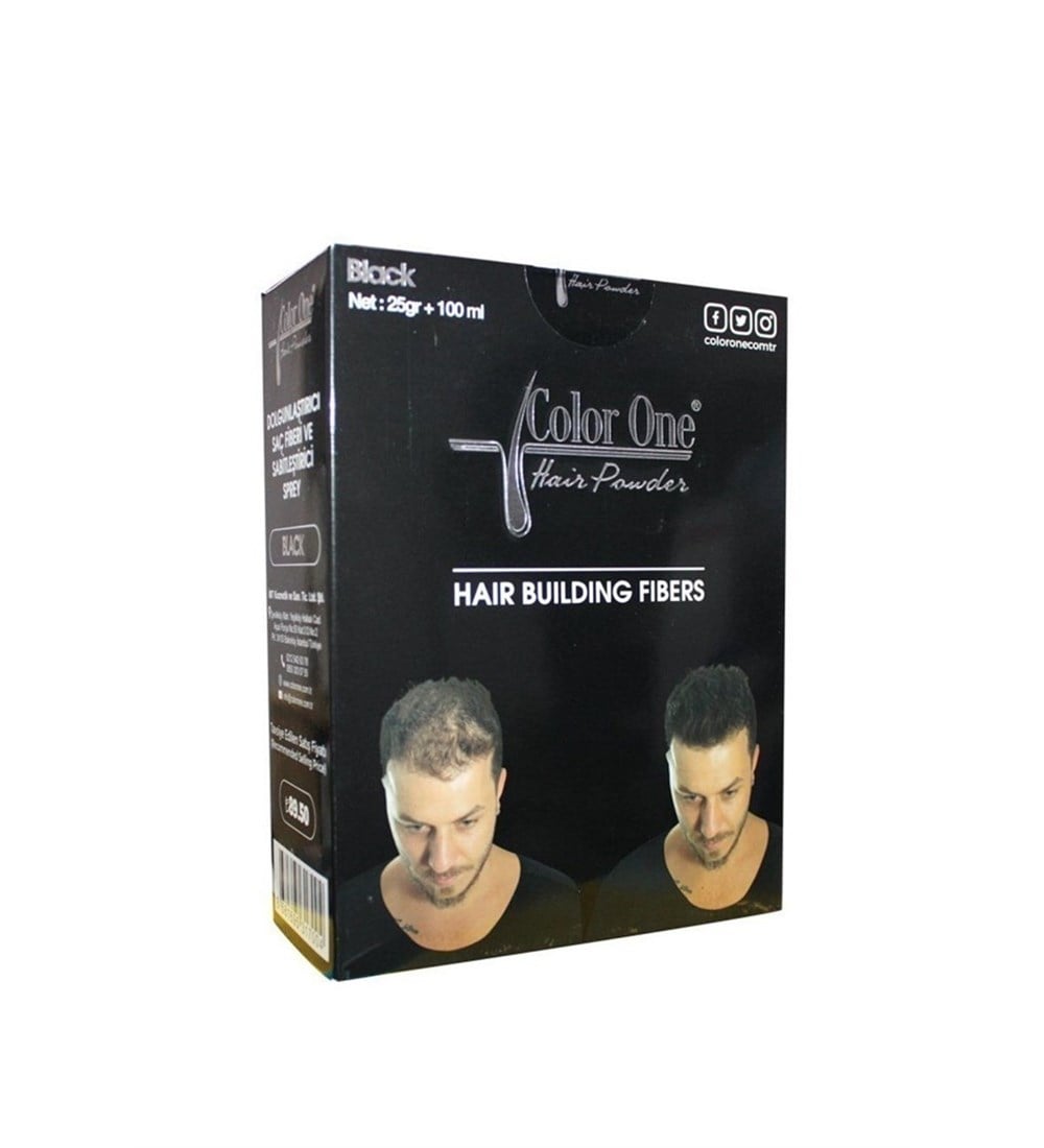 Color One Haır Powder Black 25Gr+100Ml