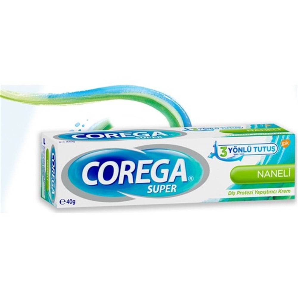 Corega Naneli Diş Protez Yapıştırıcı Krem 40 Gr