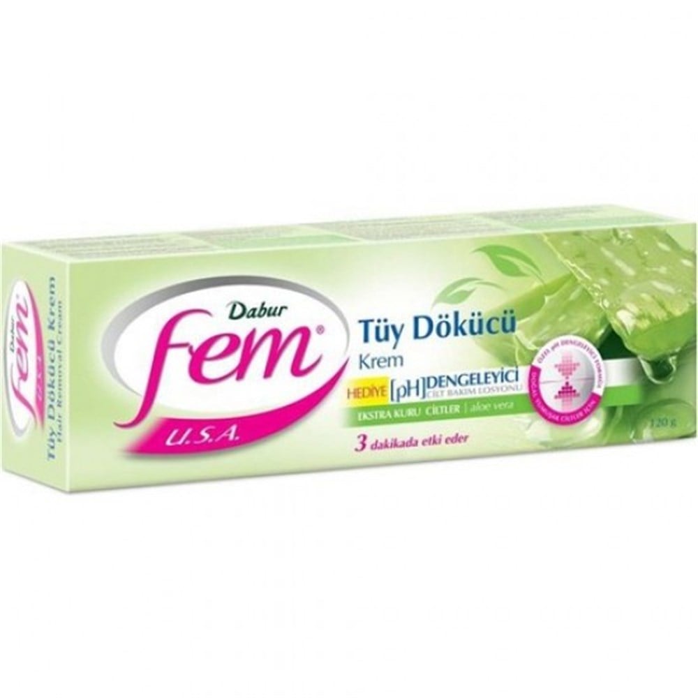 Dabur Fem Tüy Dökücü Krem Aloe Vera Yenileyici 110gr Extra Kuru Cilt