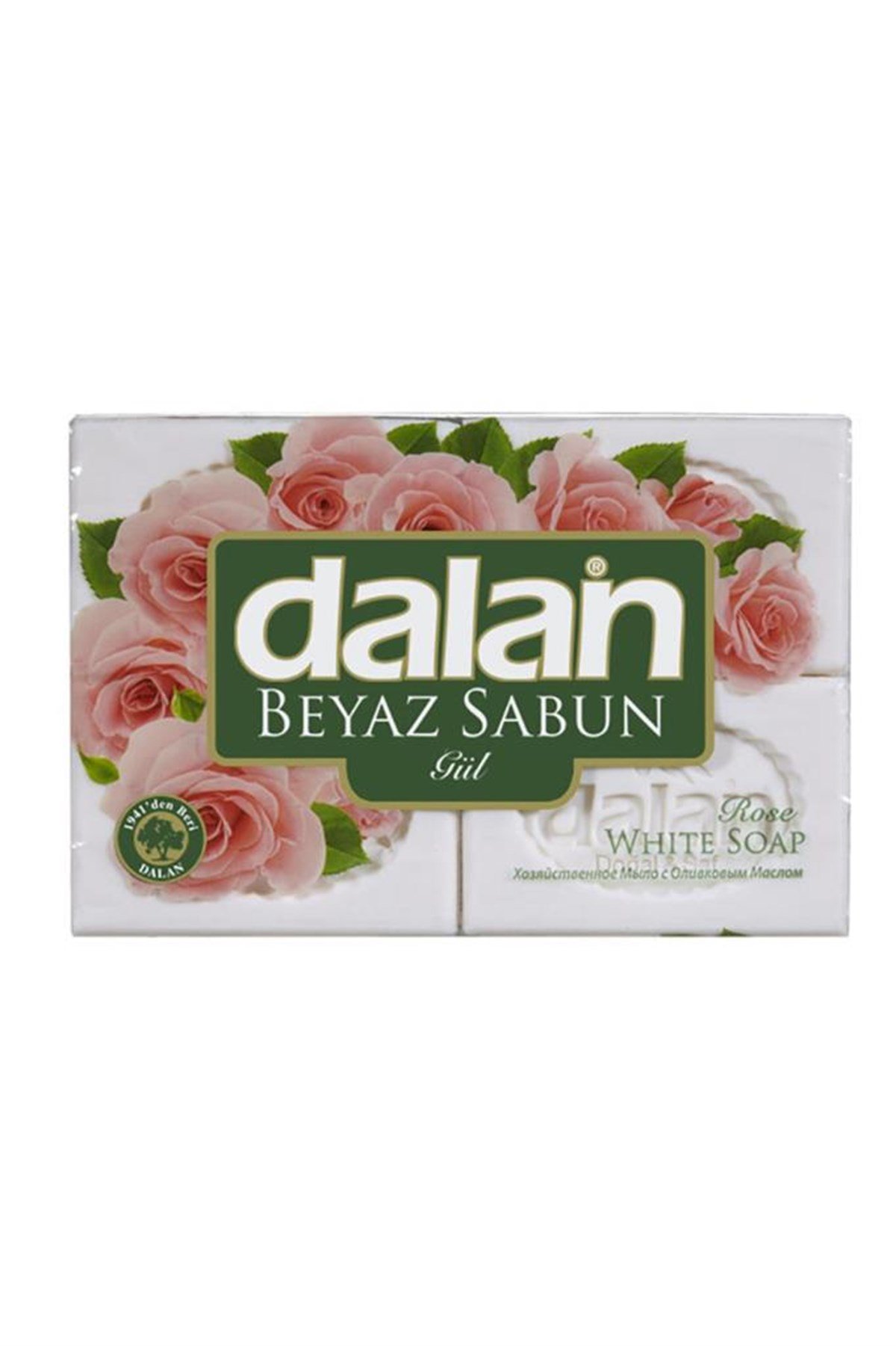 Dalan Beyaz Banyo Sabunu Gül 4 x 150 GR