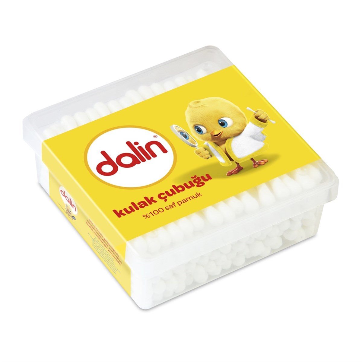 Dalin %100 Saf Pamuk Kulak Çubuğu 100 Adet