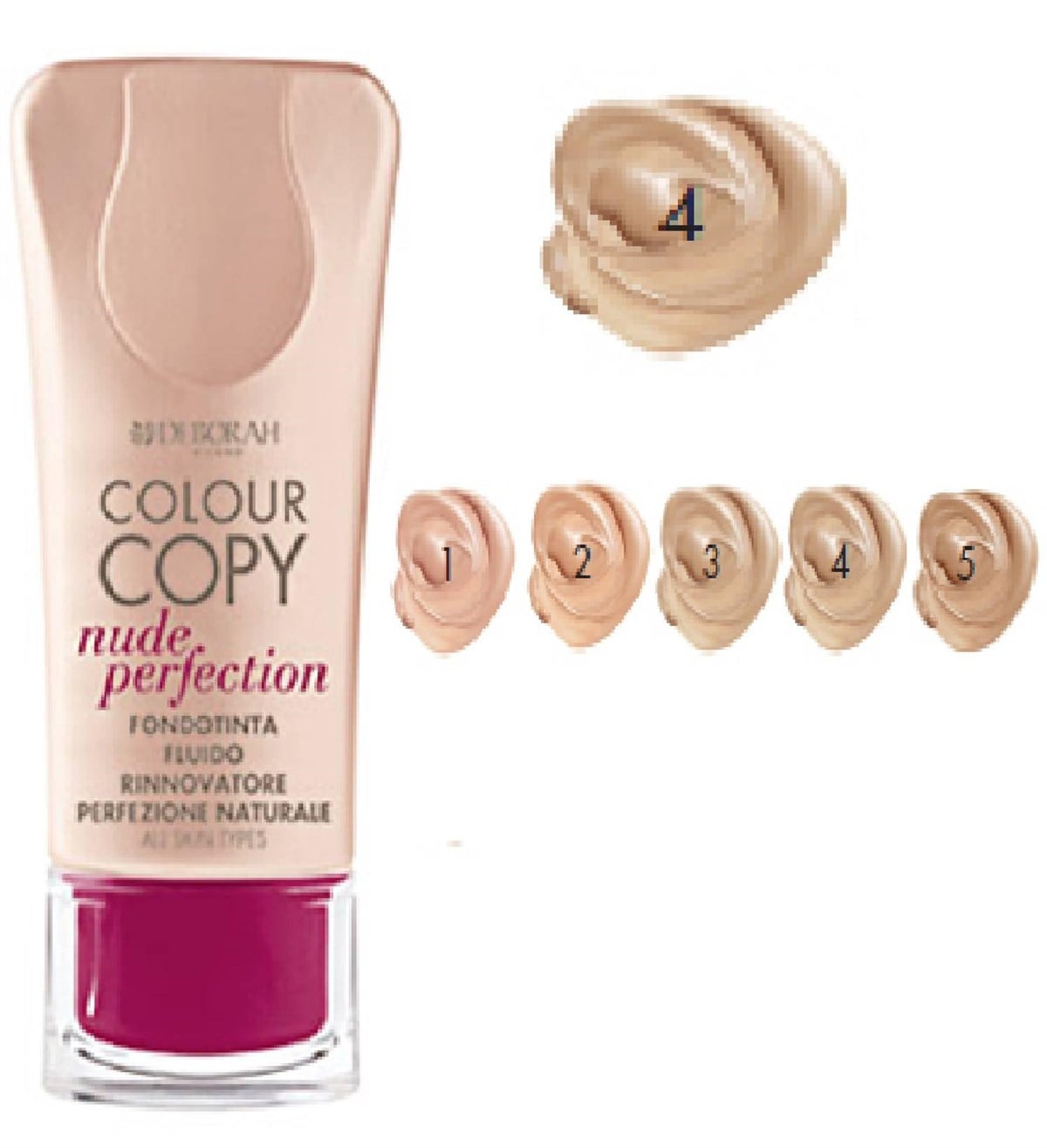 Deborah Colour Copy Fondotınta 4 Aprıcot