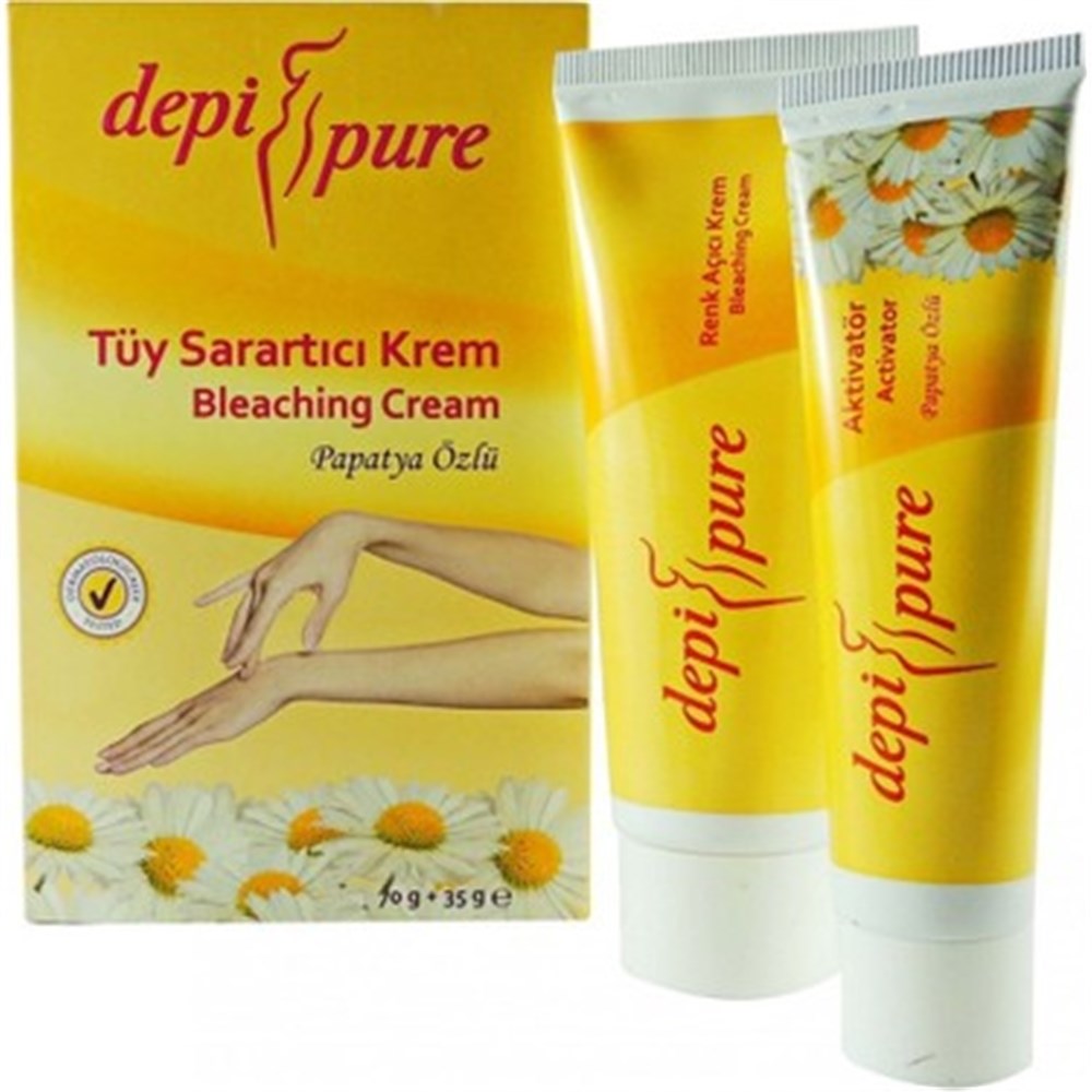 Depi Pure Tüy Sarartici Krem Papatya Ozlu 70+35 Gr