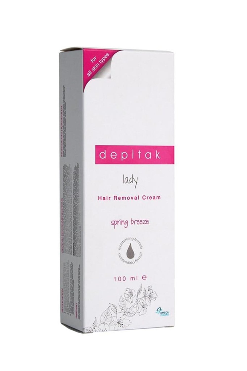 Depitak Tüy Dökücü Krem Bayan Pembe 100 Ml