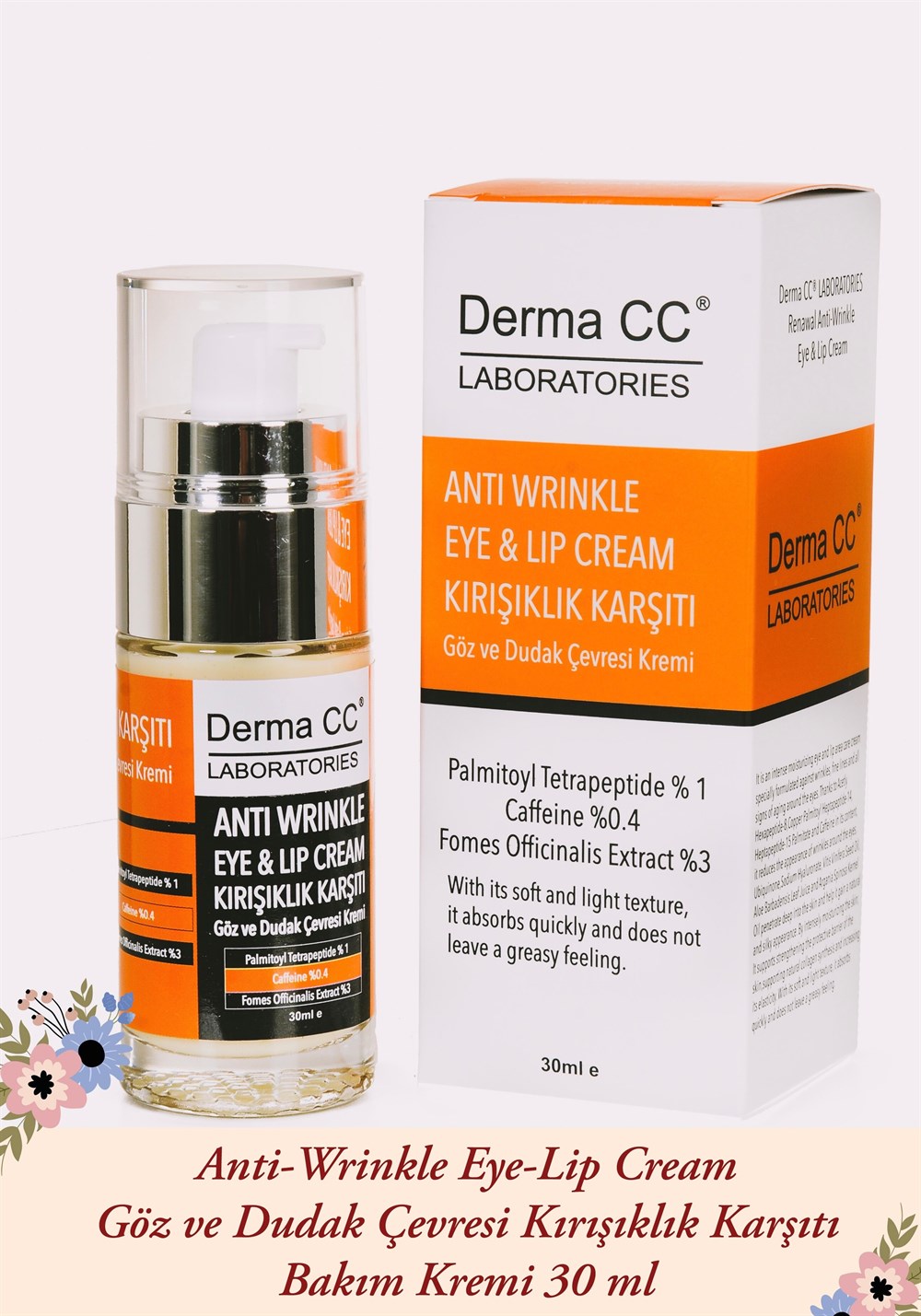 Derma CC Göz & Dudak Çevresi Kremi 30 Ml