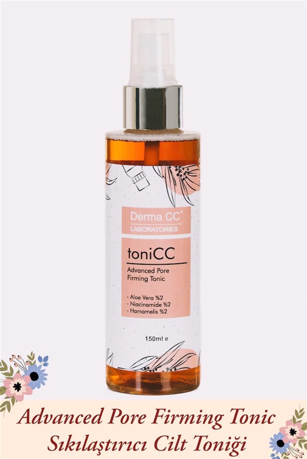 Derma CC Laboratories Sıkılaştırıcı Cilt Toniği 150 ML
