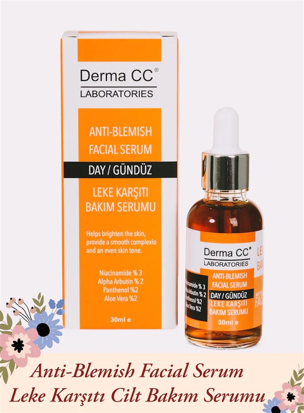 Derma CC Leke Karşıtı Bakım Serumu 30 Ml Gündüz