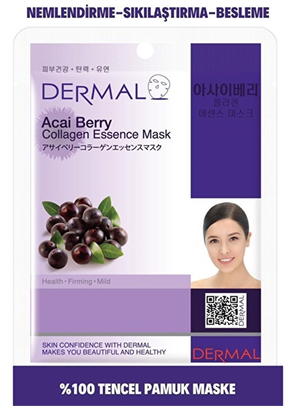 Dermal Acai Berry Collagen Essence Maske 23Gr