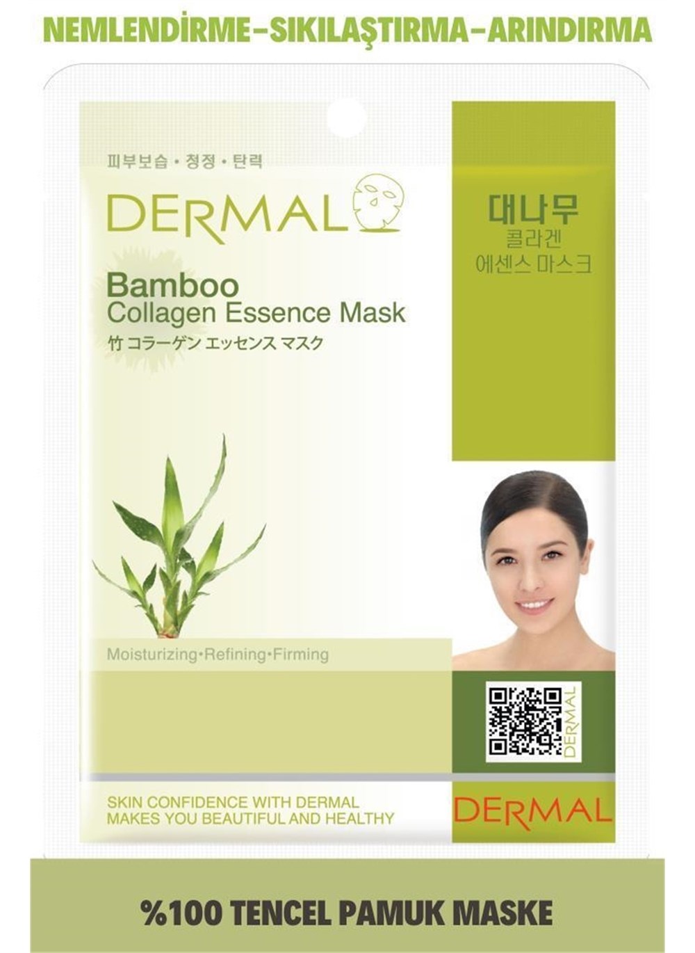 Dermal Bambu Özlü Kollajen Maskesi 23 Gr