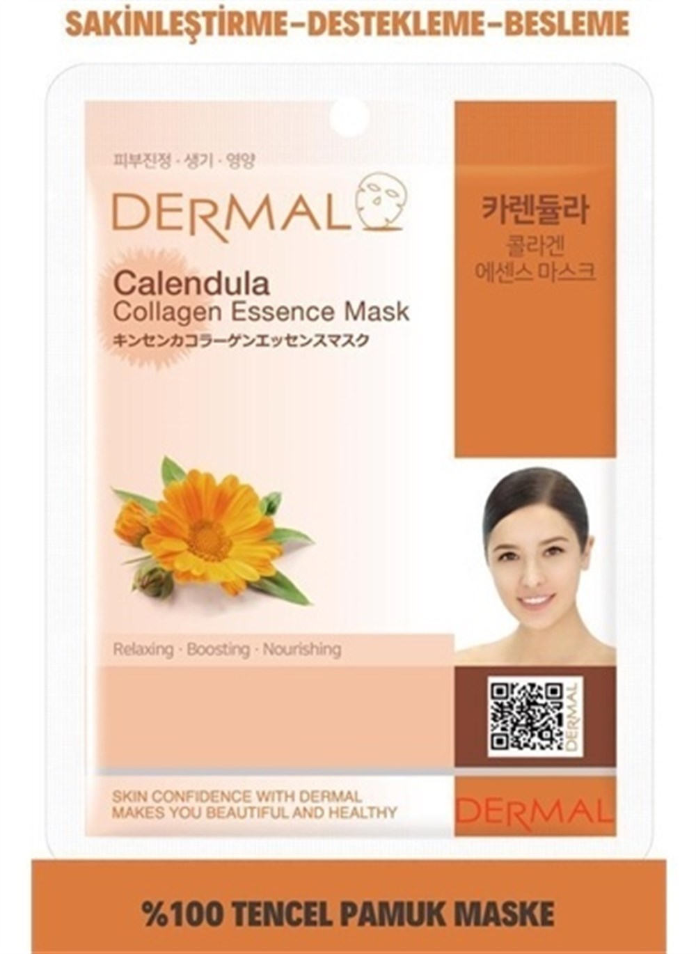 Dermal Calendula Collagen Essence Maske 23Gr