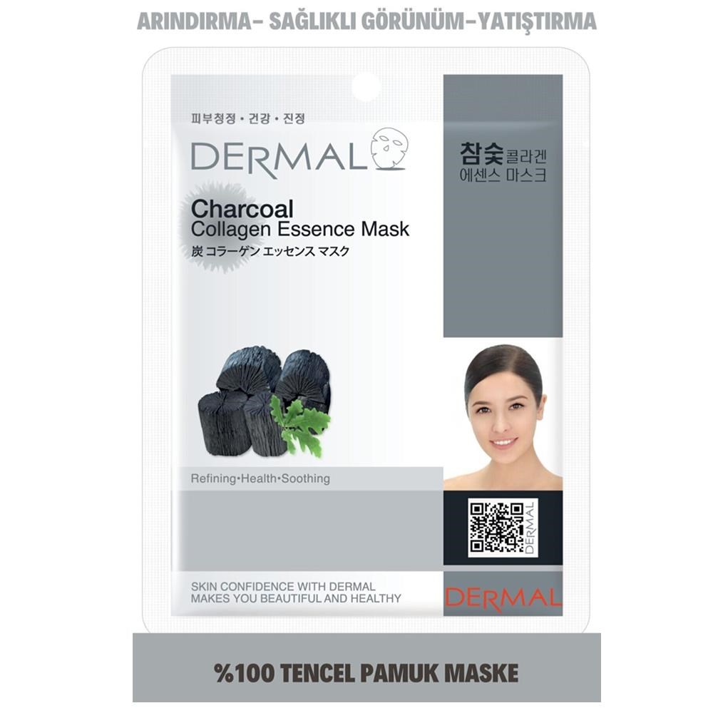 Dermal Charcoal Collagen Essence Maskesi 23Gr