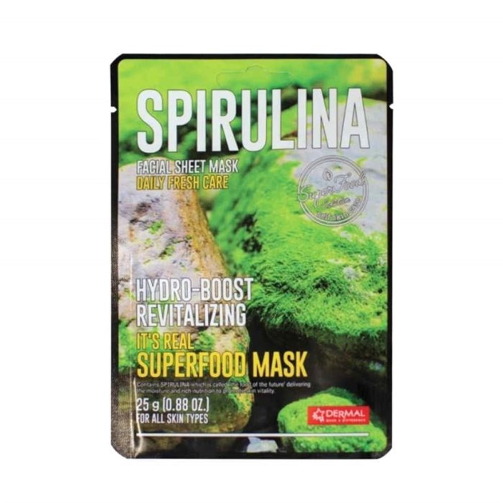 Dermal It's Real Super Yüz Maskesi Spirulina 25 Gr