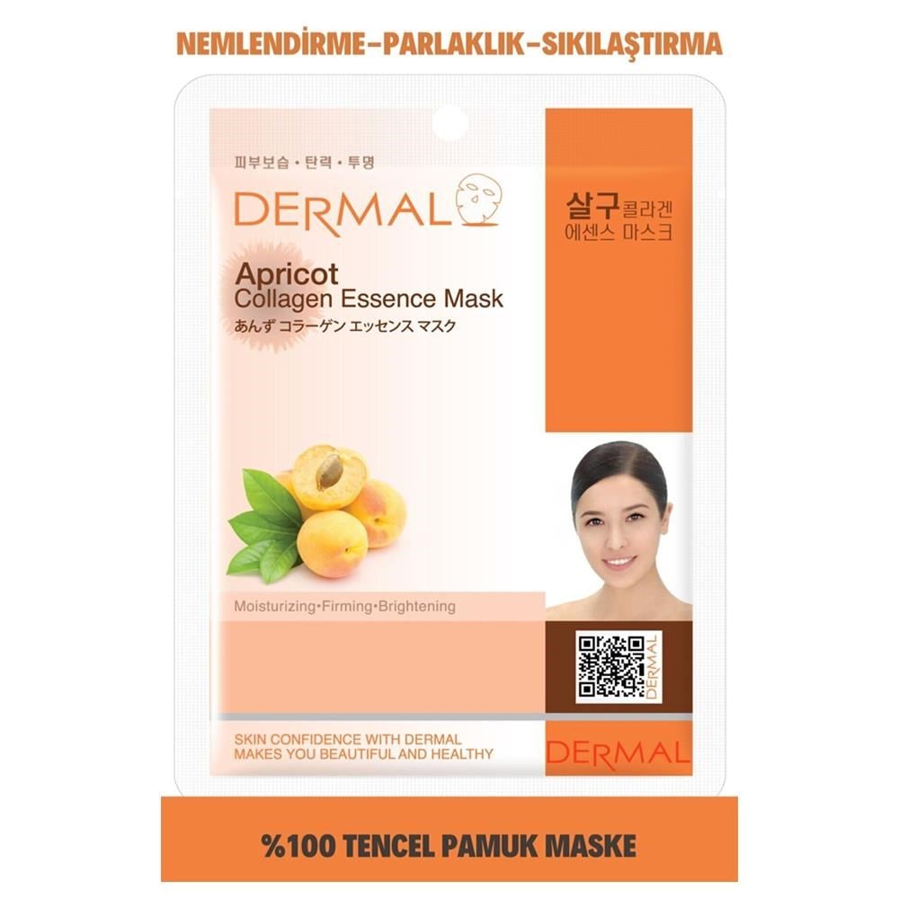 Dermal Kayısı Özlü Kollajen Maskesi 23Gr