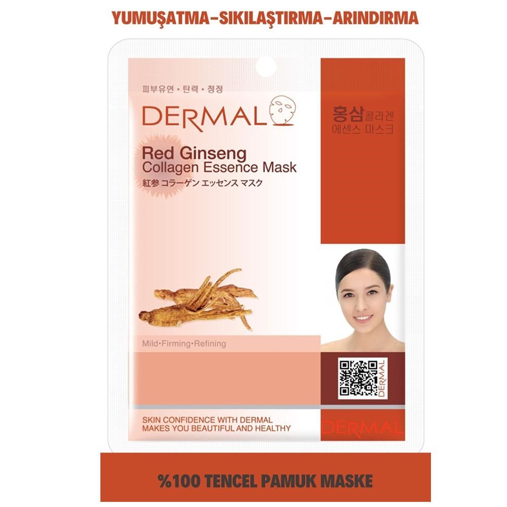 Dermal Kırmızı Ginseng Özlü Kolajen Maskesi 23Gr