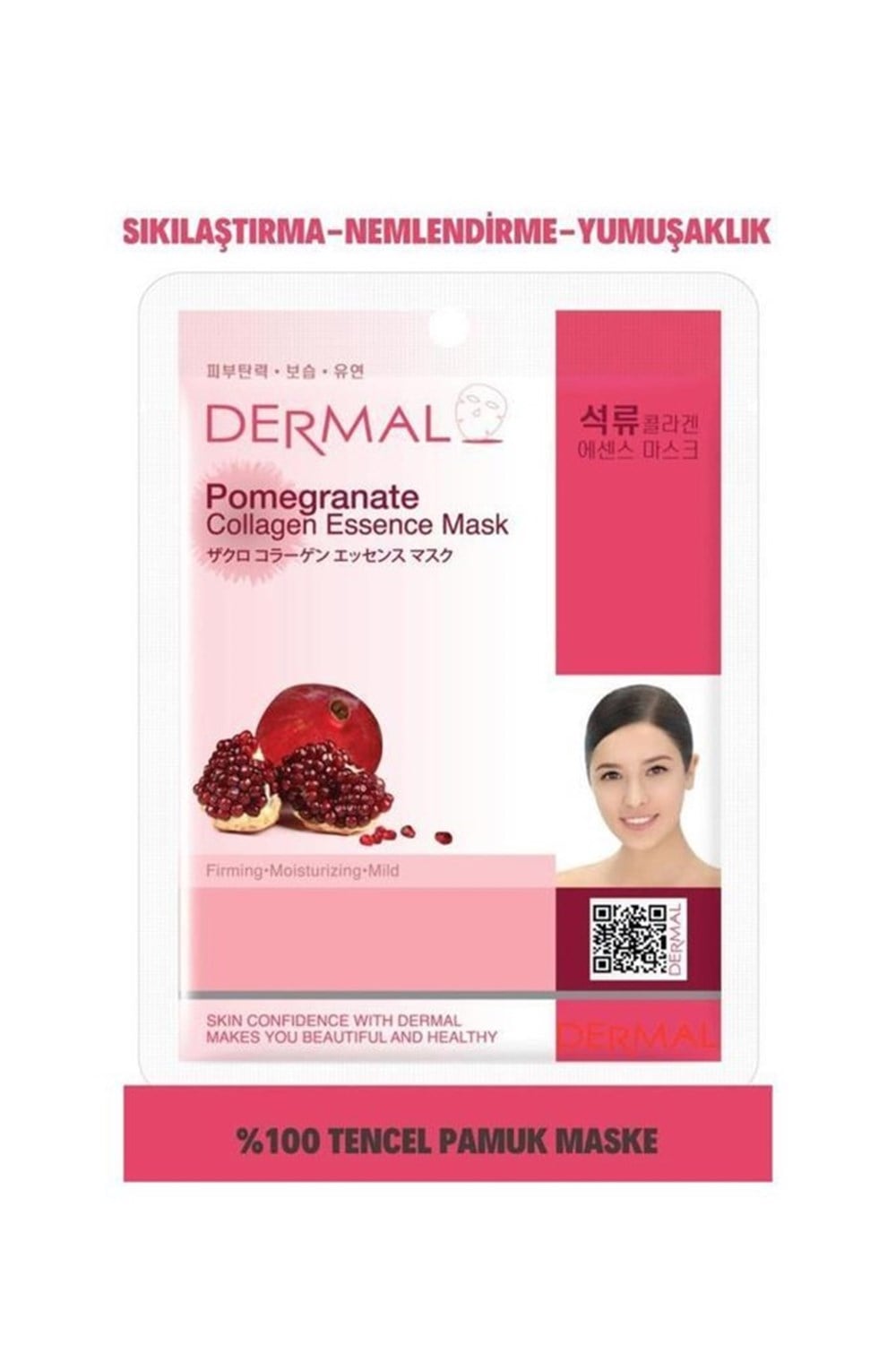 Dermal Nar Özlü Kolajen Maskesi 23Gr