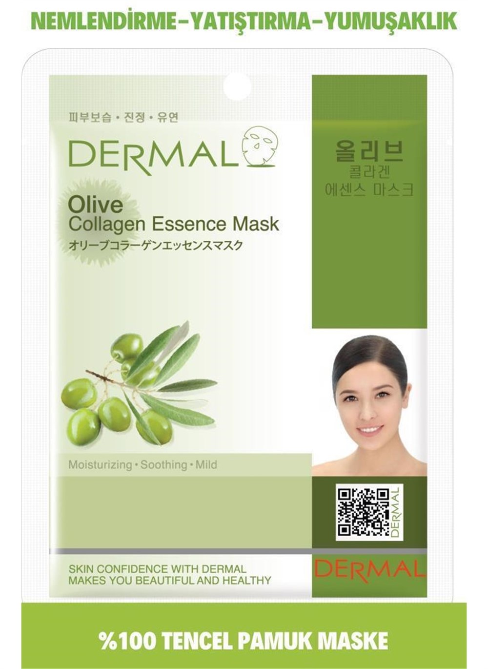Dermal Olive Collagen Essence Maske 23Gr