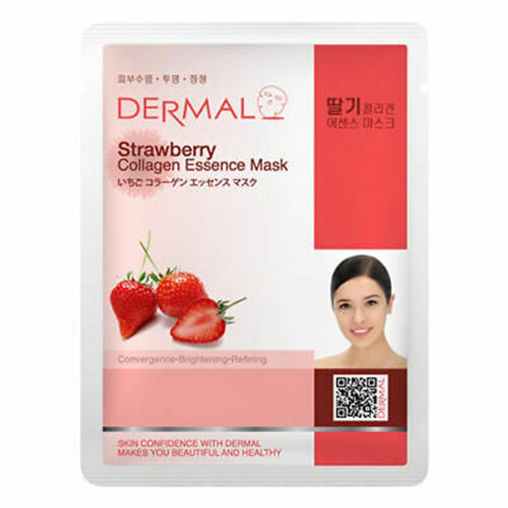 Dermal Strawberry Collagen Essence Maske 23Gr