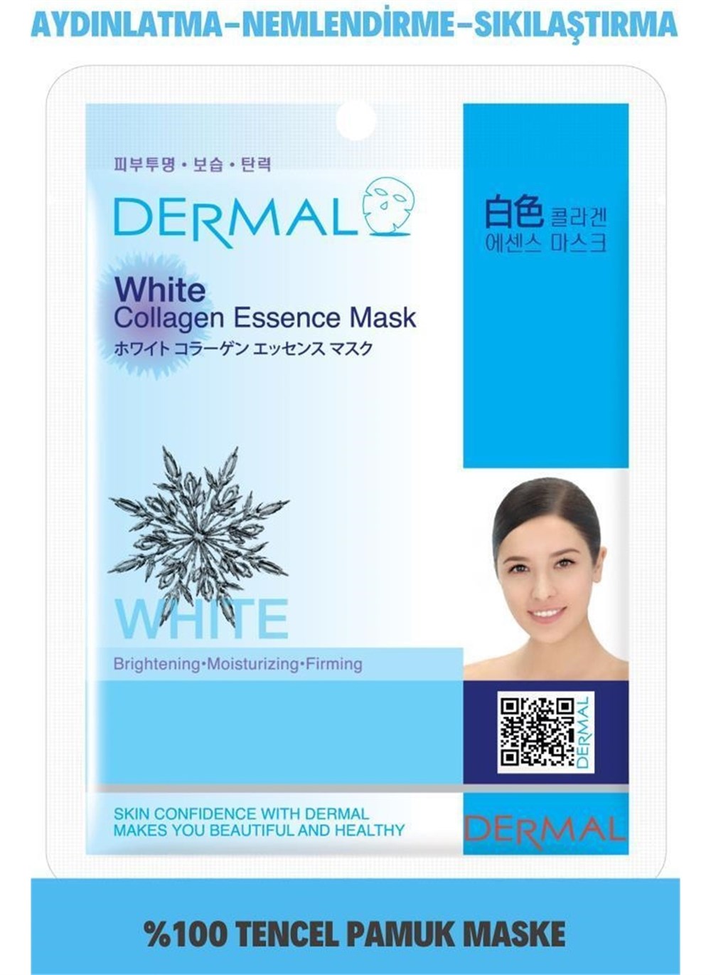 Dermal White Collagen Essence Yüz Maskesi 