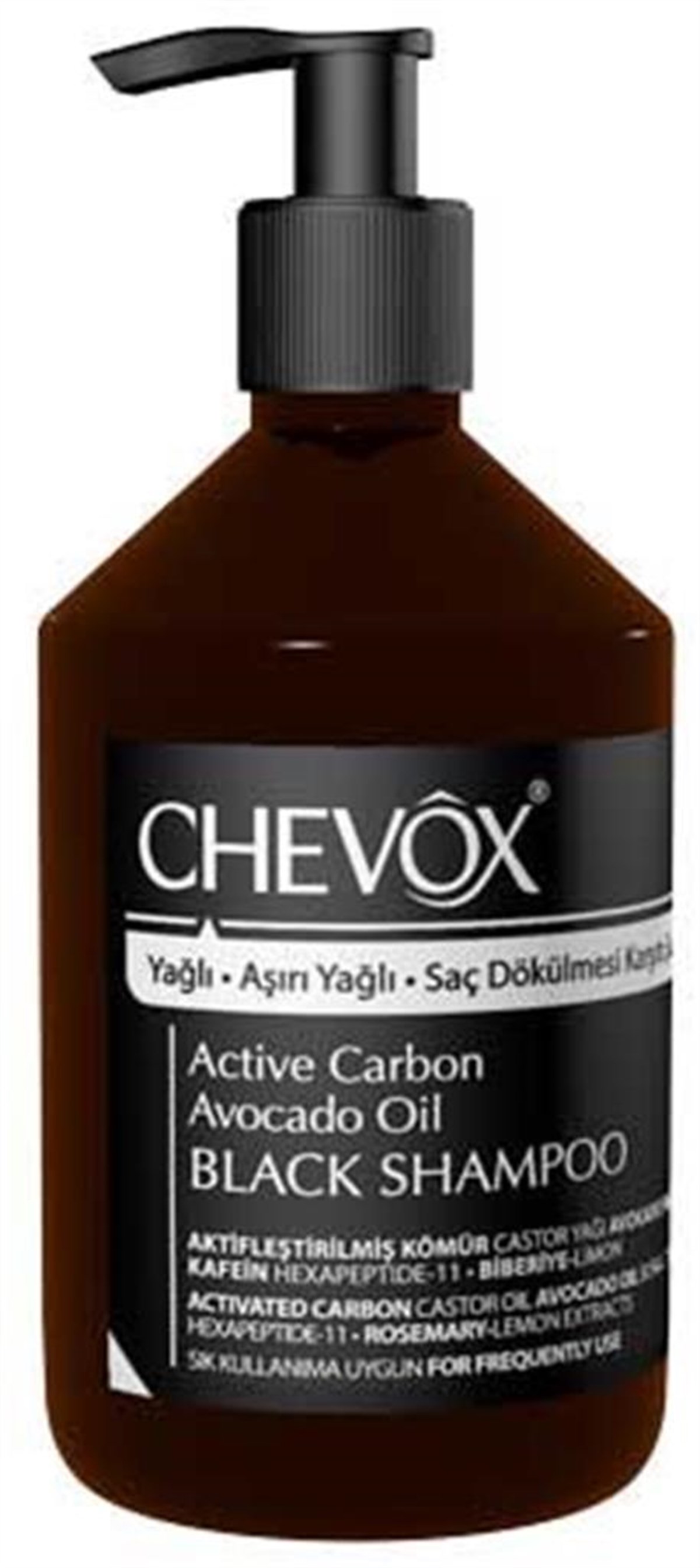 Dermoday Chevox Active Carbon Black Şampuan 500 Ml