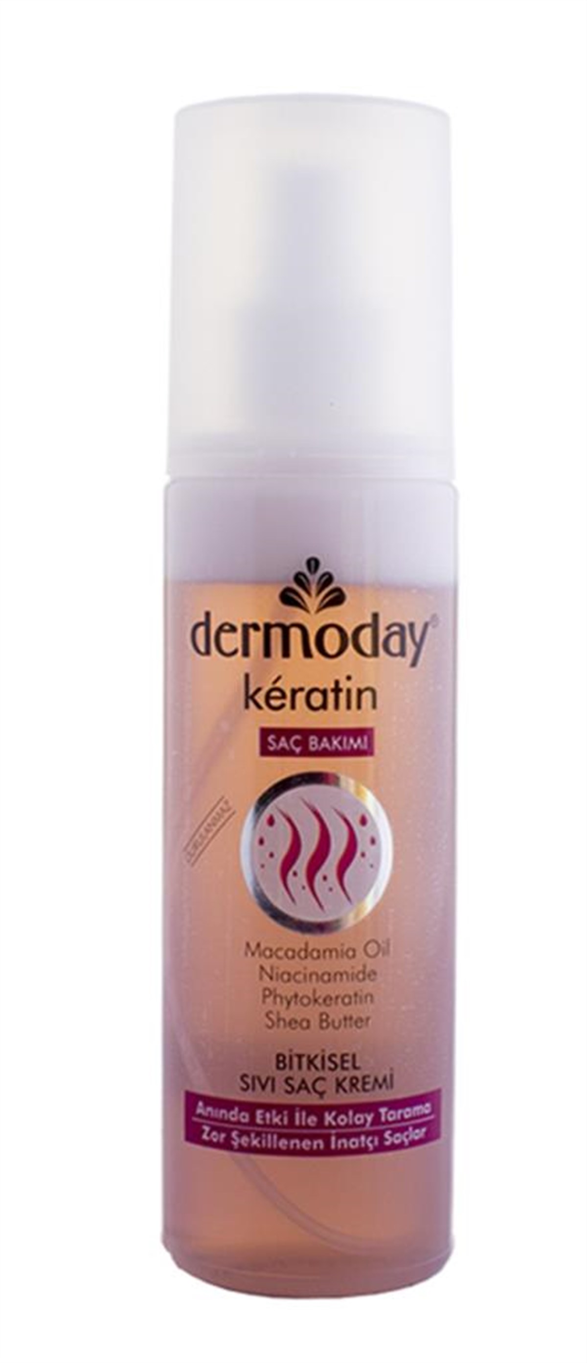 Dermoday Keratin Zor Şekillenen İnatçı Saçlar Sıvı Saç Kremi 200 Ml