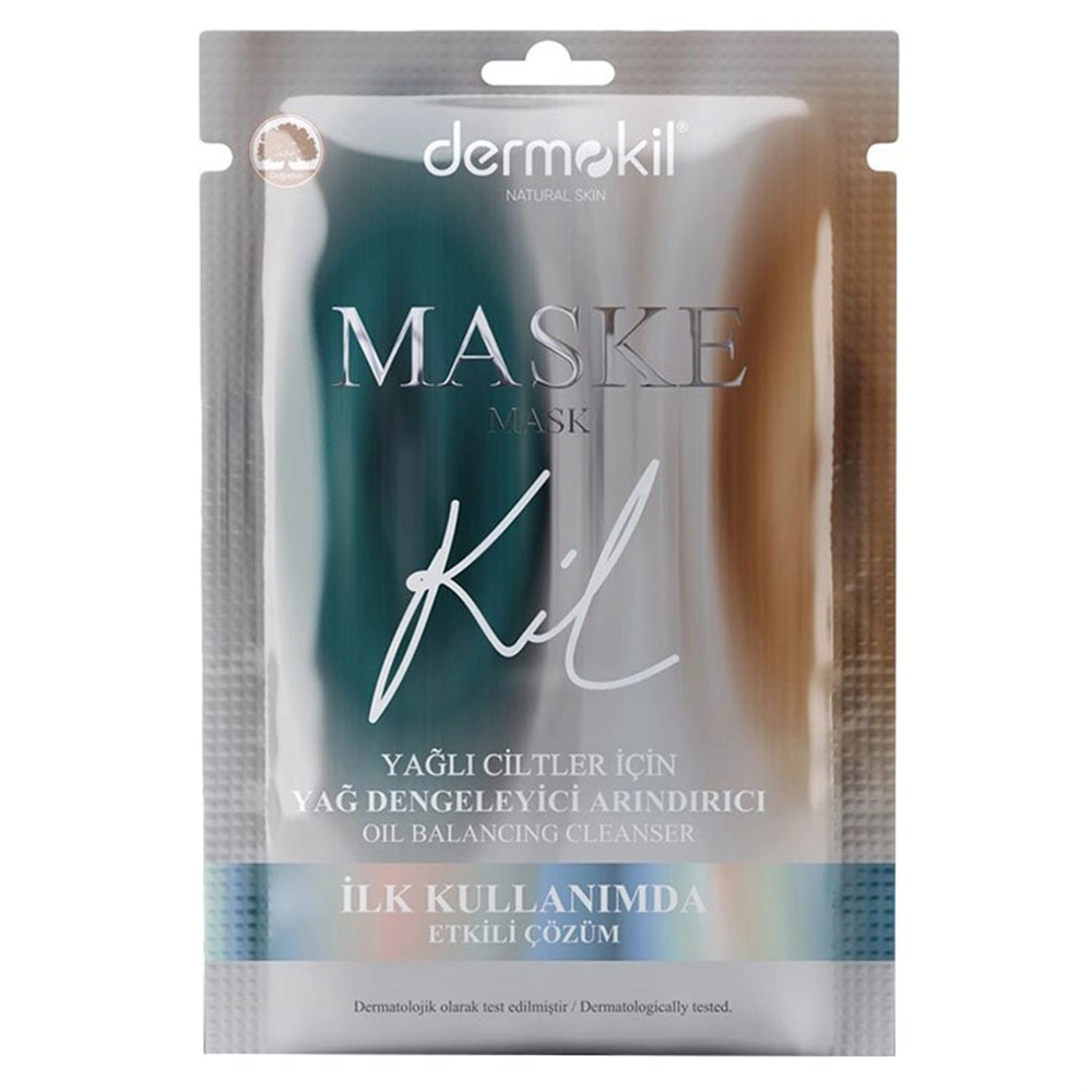 Dermokil Natural Skin Yağlı Ciltler için Arındırıcı Maske 15 gr