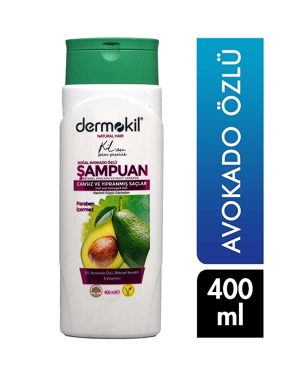 Dermokil  Şampuan 400 ml Avokado Özlü 