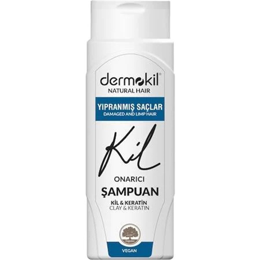 Dermokil Şampuan Yipranmis Saçlar için Onarıcı Vegan 400 Ml