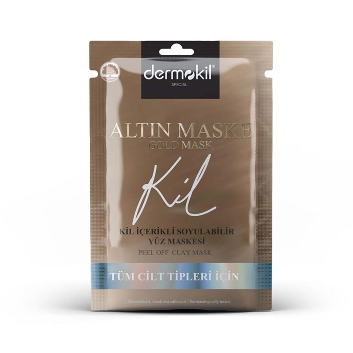 Dermokil Soyulabilir Kil İçerikli Gold Yüz Maskesi 15 Ml