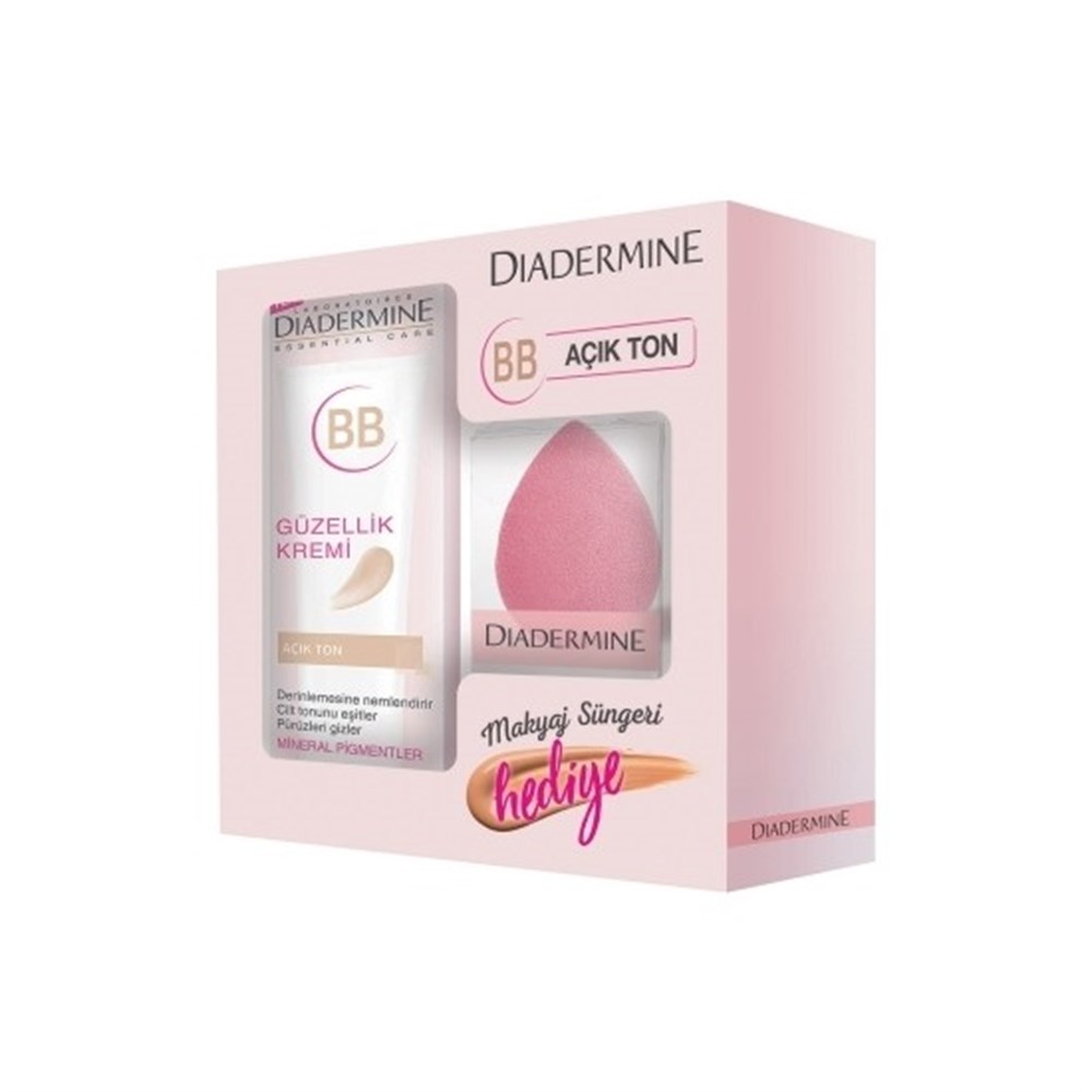 Dıadermıne Beauty Bb Krem 50Ml Acık Ton+Sunger Hedıye