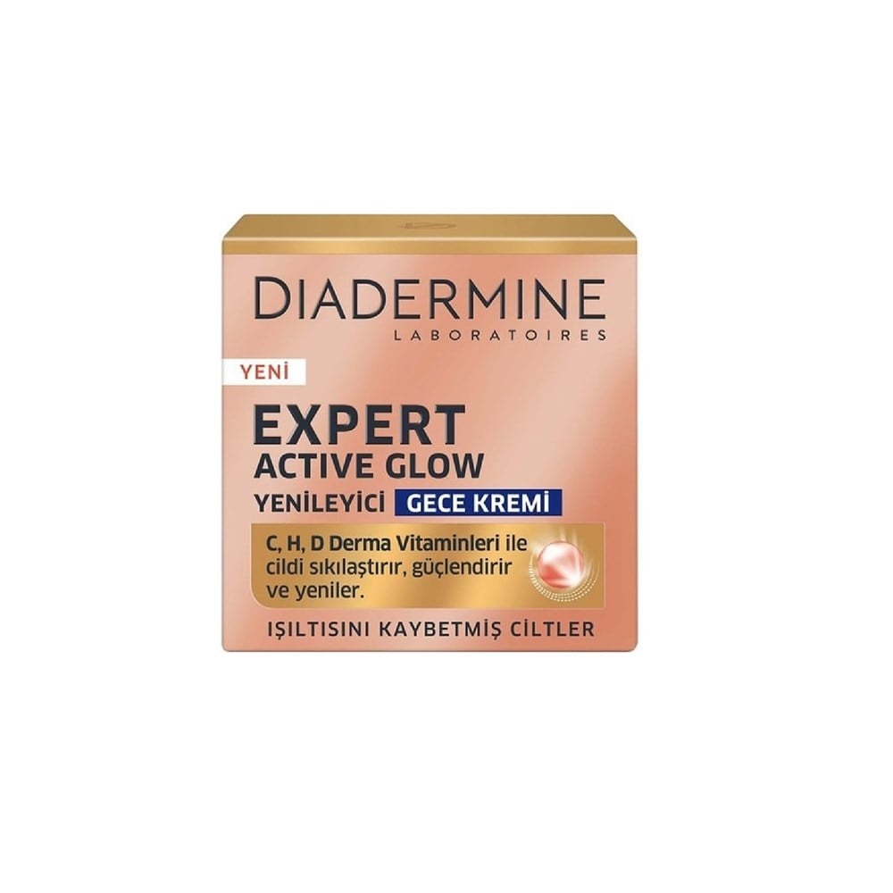 Diadermine Expert Active Glow Yenileyici Gece Kremi