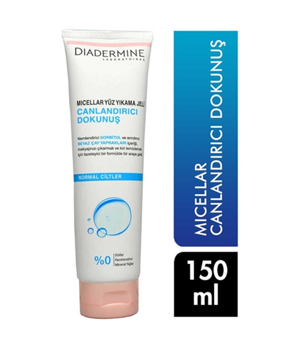 Diadermine Micellar Yüz Yıkama Jeli Canlandırıcı Dokunuş 150 Ml