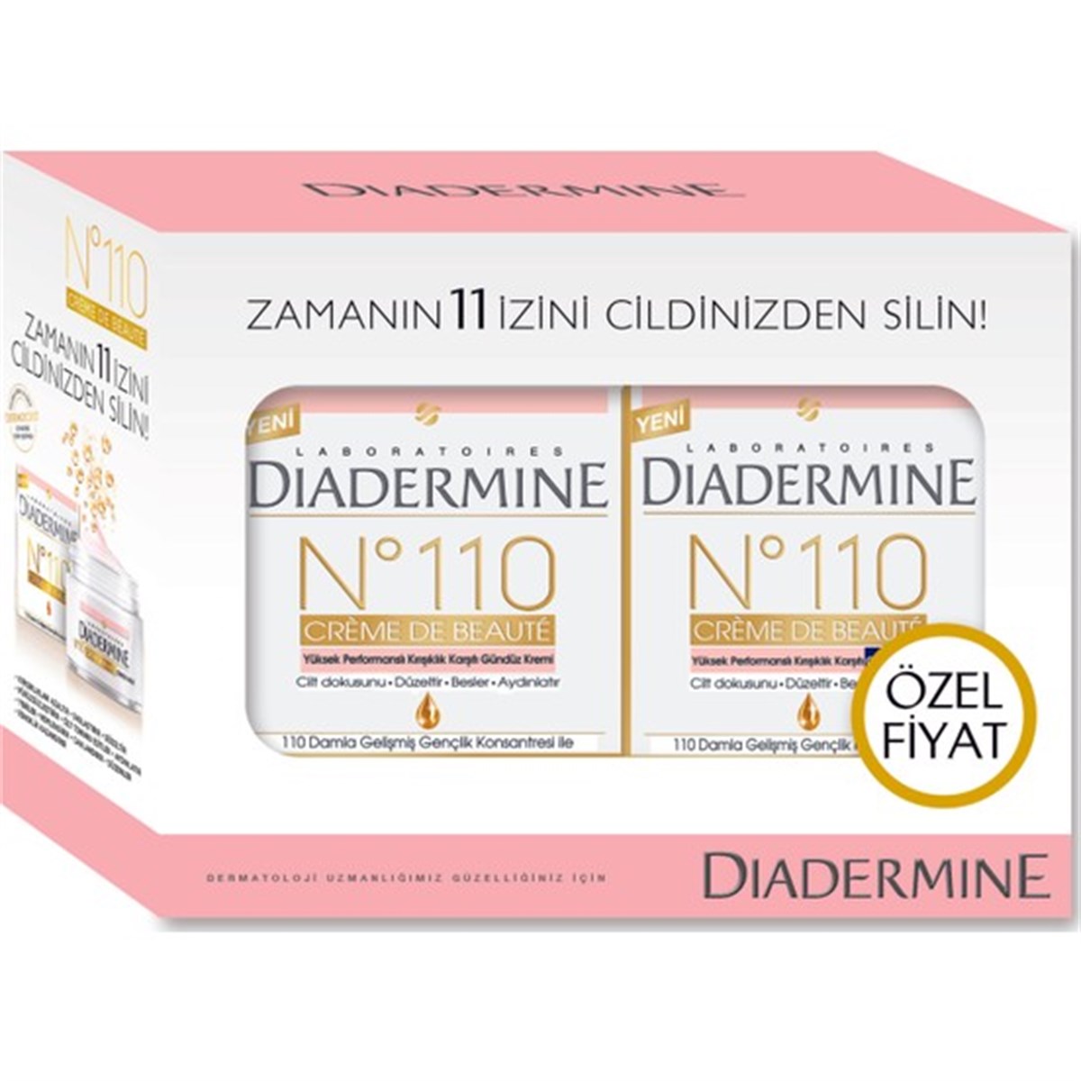 Diadermine No110 2'li Gündüz Kremi+Gece Kremi 50 Ml+50 Ml