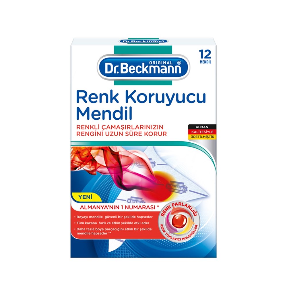Dr.Beckmann Renk Koruyucu Mendil 12 Li