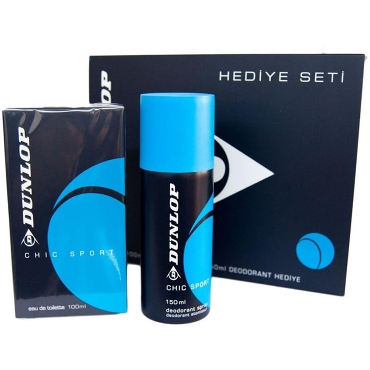 Dunlop Chic Sport Edt Erkek Parfümü 100 Ml & 150 Ml Deodorant Set