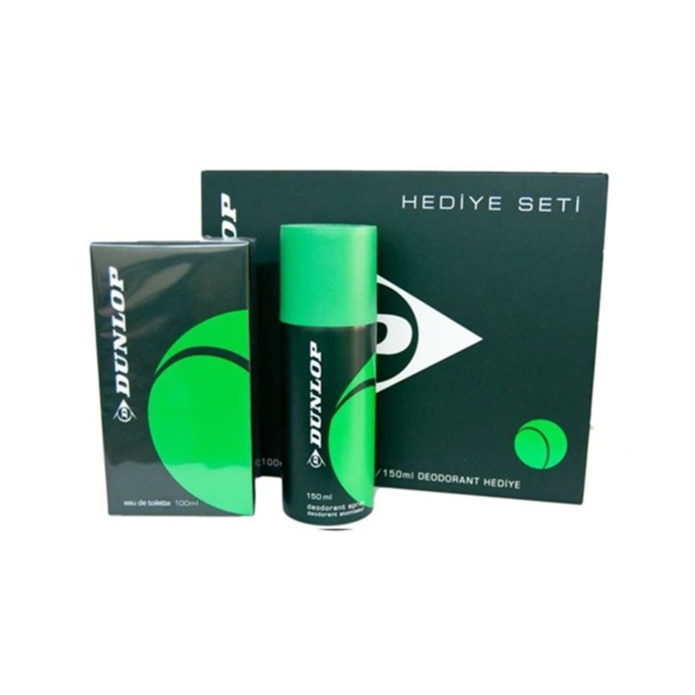 Dunlop Klasik Yeşil Edt 100 Ml + 150 Ml Deodorant Erkek Parfüm Seti