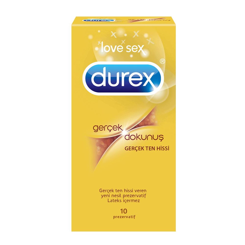 Durex Gerçek Dokunuş Prezervatif 10 Lu