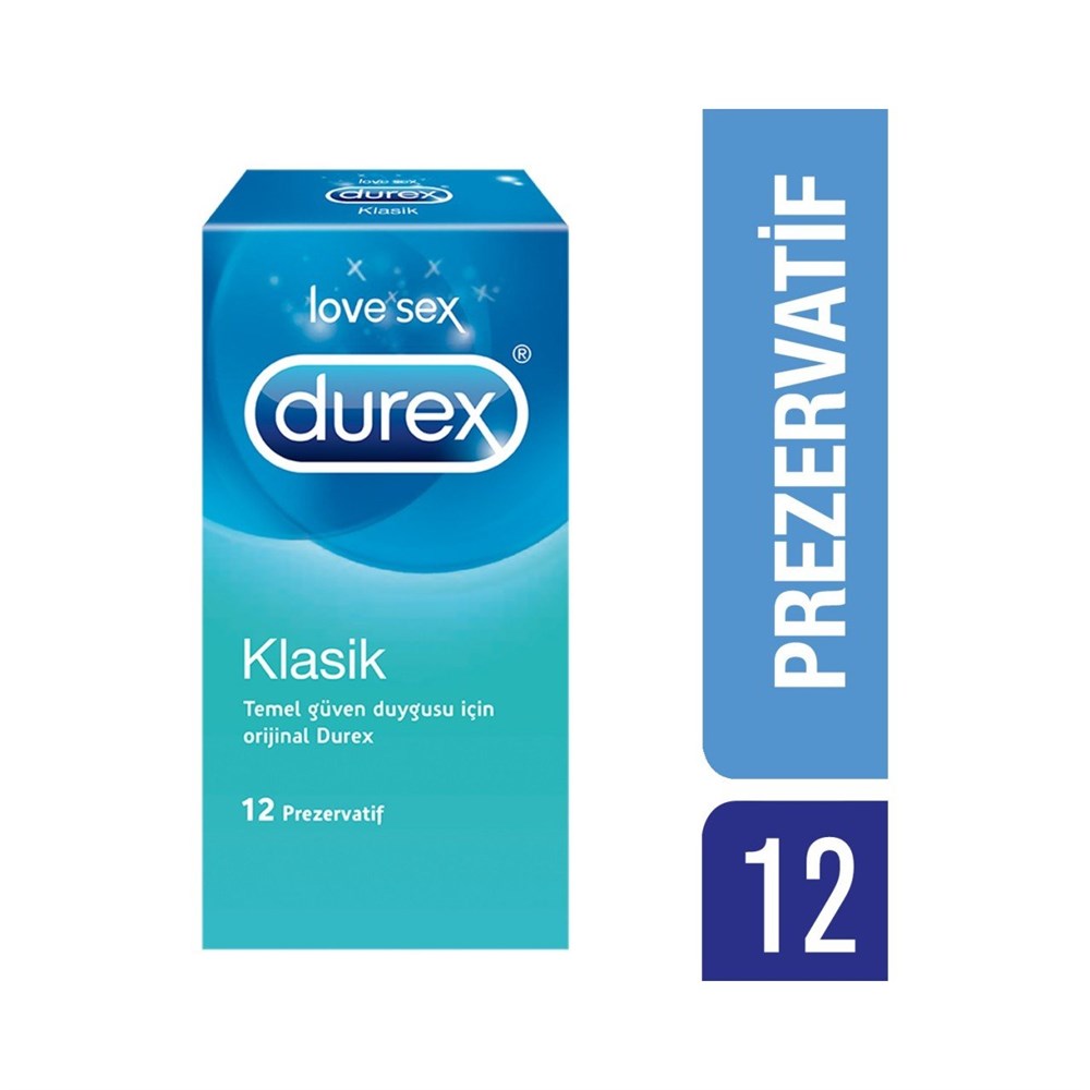 Durex Klasik Prezervatif 12'li