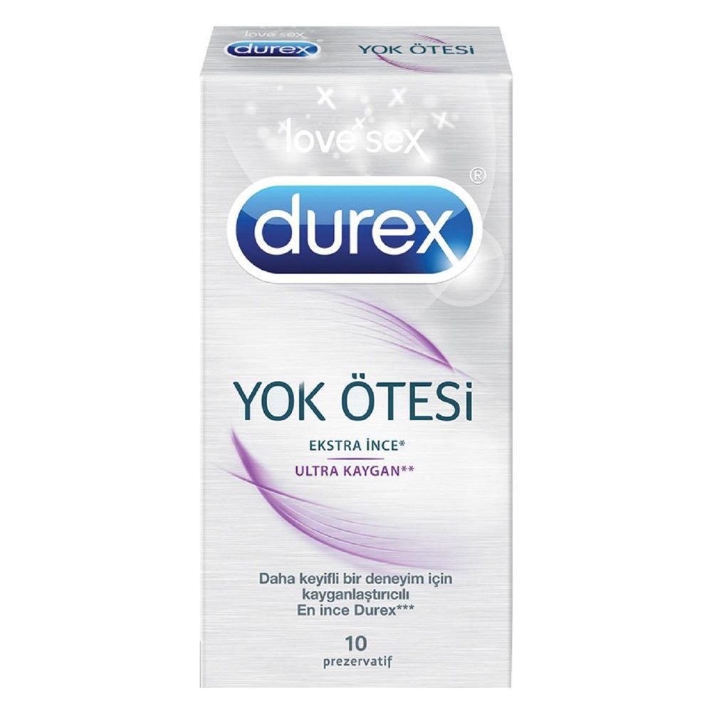 Durex Yok Ötesi Ekstra İnce Ekstra His Prezervatif 10 Lu