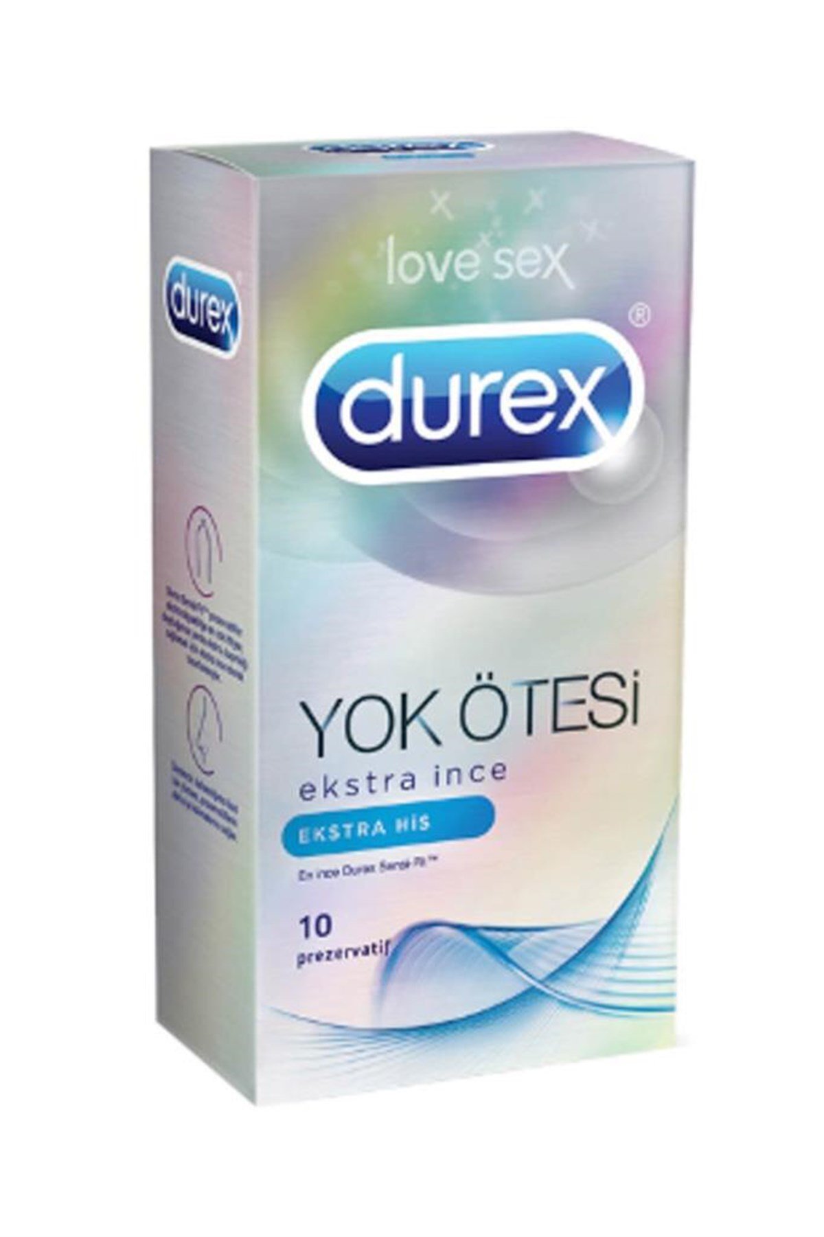 Durex Yok Ötesi Ekstra İnce Ekstra His Prezervatif 10'lu